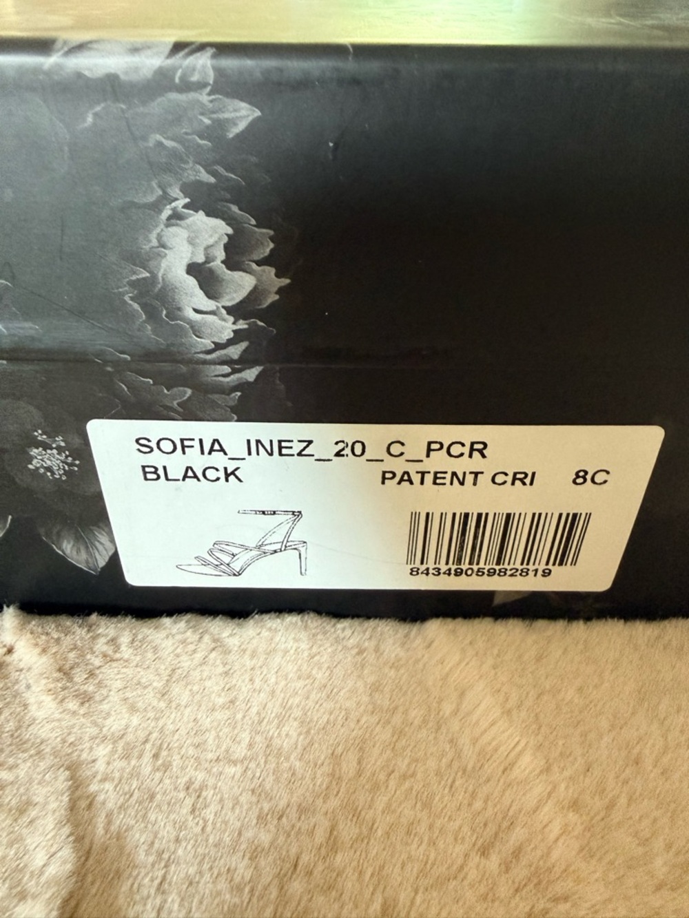 INEZ Sofia Heel - Black Patent - 8 - Picture 7 of 9
